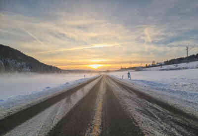📷 winter road